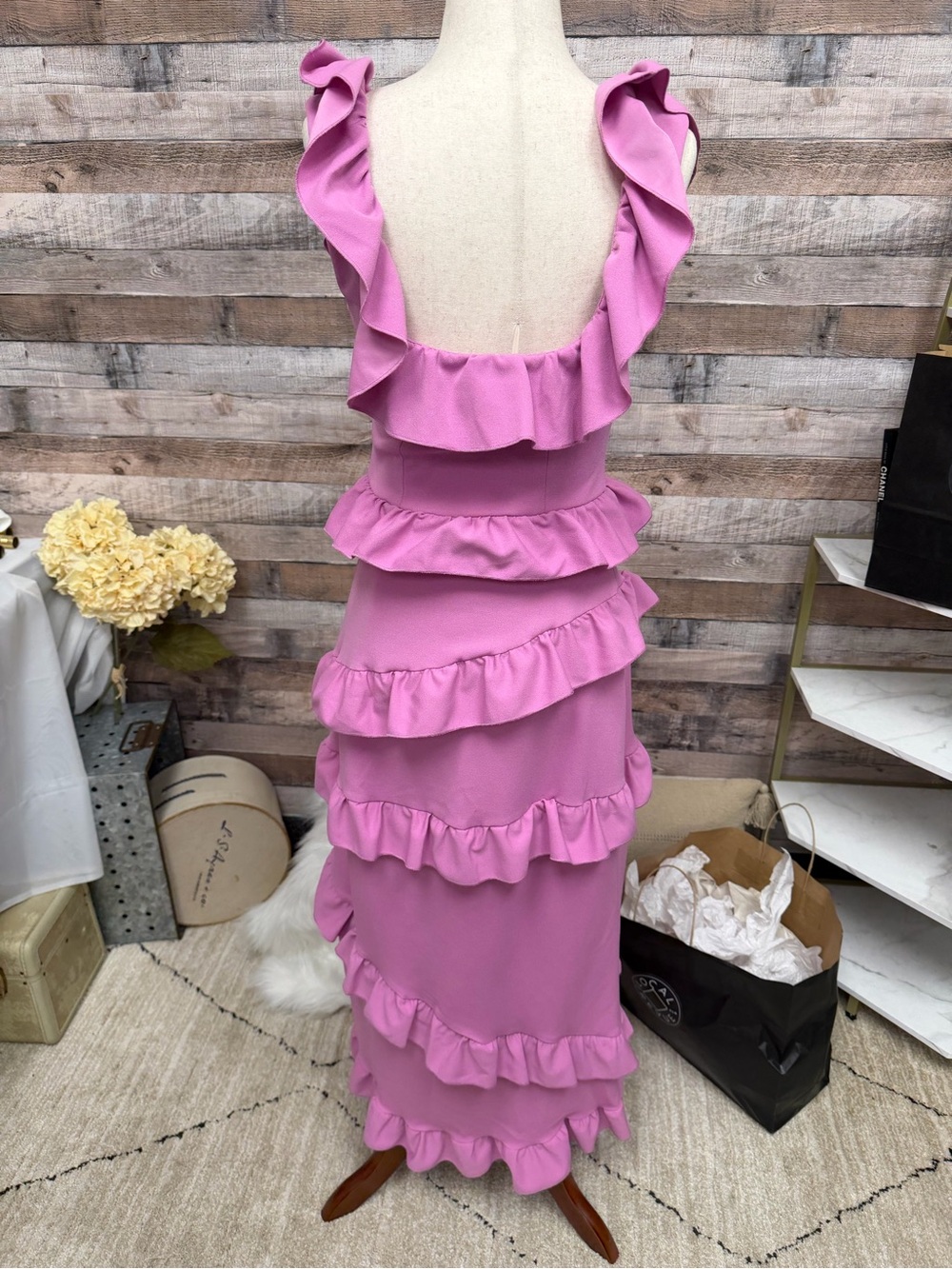 Pink Show Me Your MuMu Greta Dress M - Picture 3 of 5